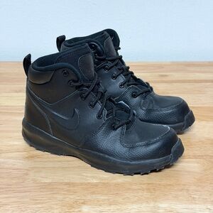Nike Manoa Leather (PS) Pre-School Big Kids Boots Black 3Y
